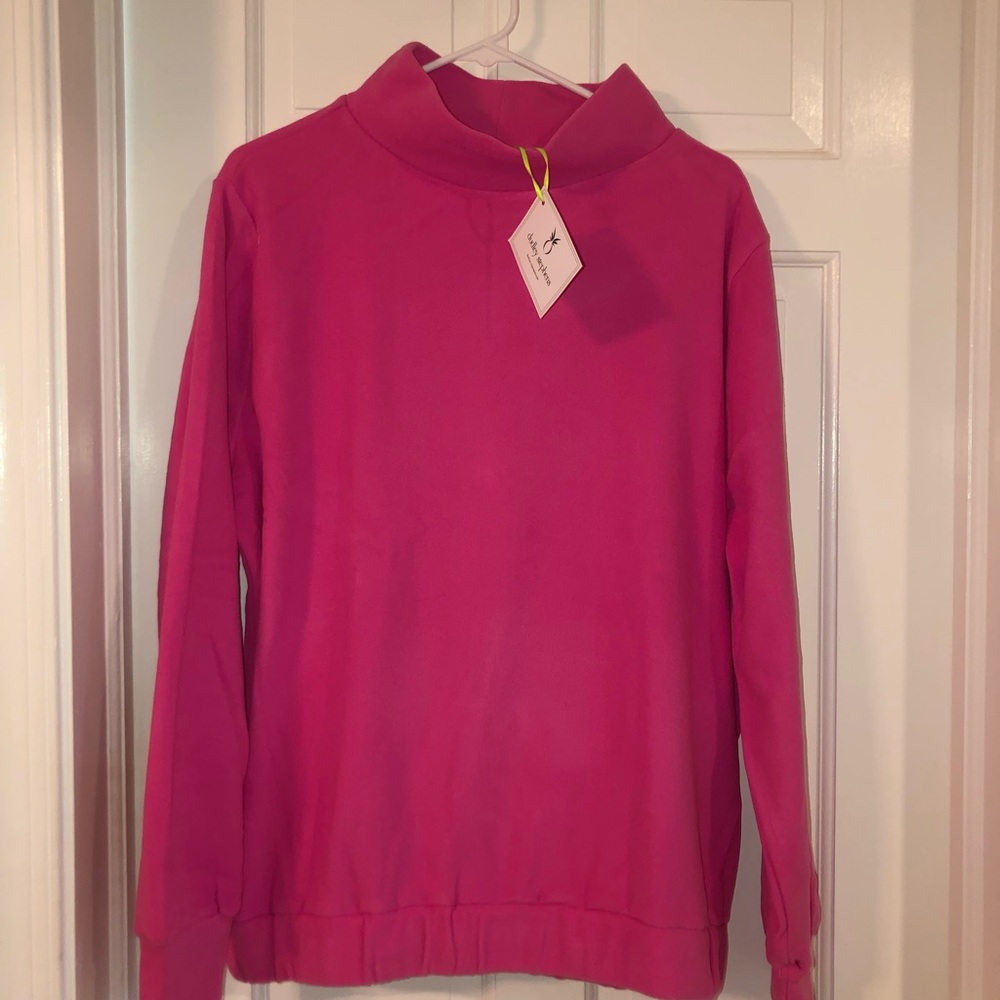 Dudley Stephens Fleece Turtleneck Sweater